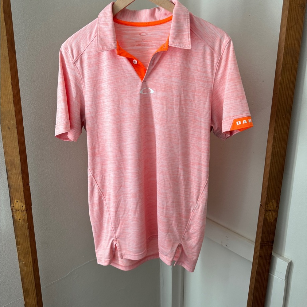 Oakley Pink Polo Shirt